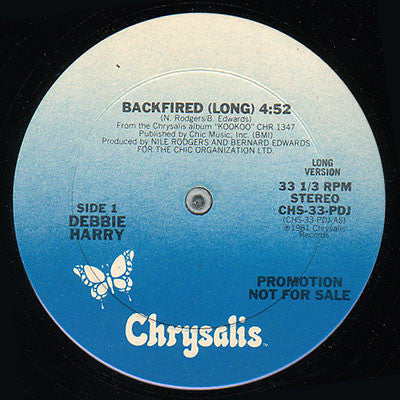 Debbie Harry* : Backfired (12", Promo)