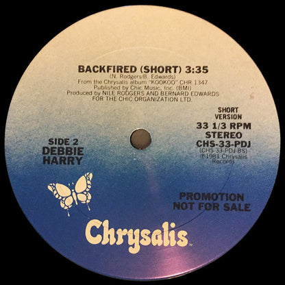 Debbie Harry* : Backfired (12", Promo)
