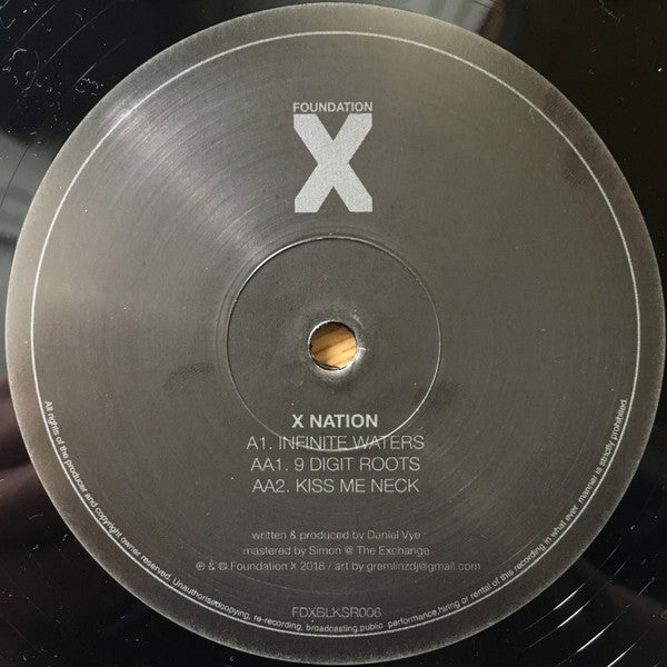X Nation (2) : Infinite Waters (12")