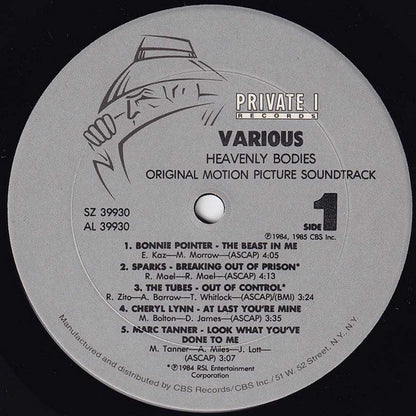 Various : Heavenly Bodies (Original Motion Picture Soundtrack) (LP, Comp)