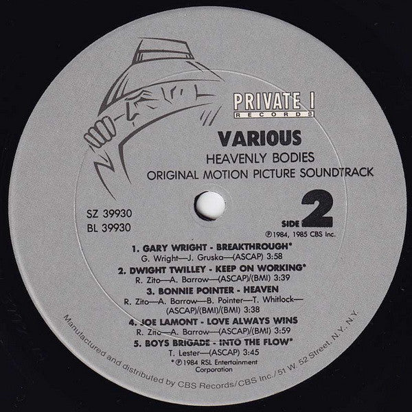 Various : Heavenly Bodies (Original Motion Picture Soundtrack) (LP, Comp)