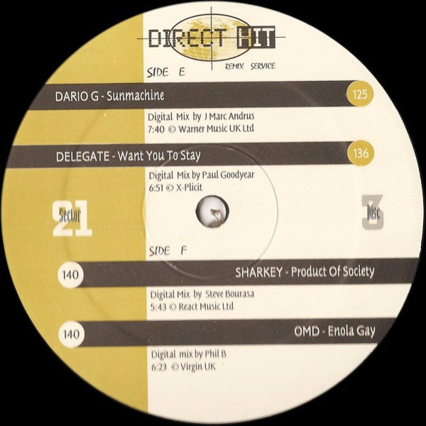 Various : Direct Hit Sector 21 (3x12", Comp, Promo)