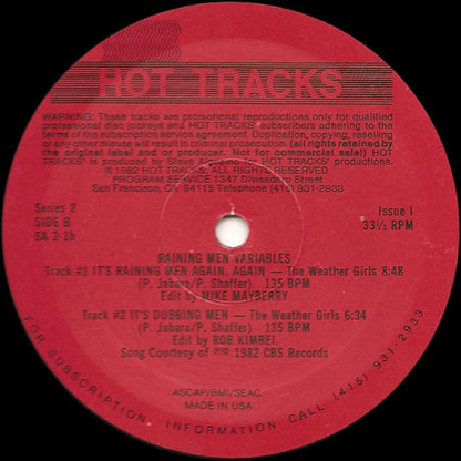 Various : Hot Tracks - Series 2, Issue 1 (2x12", Promo)