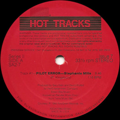 Various : Hot Tracks - Series 2, Issue 7 (2x12", Promo)