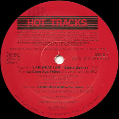 Various : Hot Tracks - Series 2, Issue 7 (2x12", Promo)