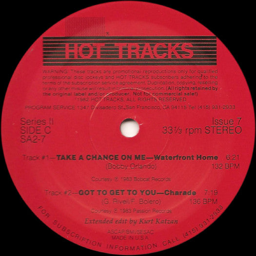 Various : Hot Tracks - Series 2, Issue 7 (2x12", Promo)