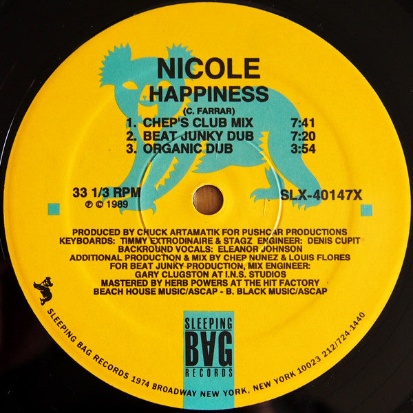 Nicole (4) : Happiness (12")