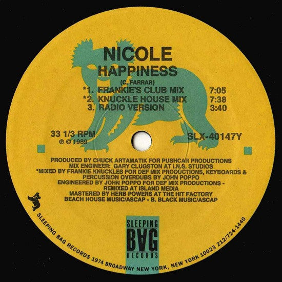 Nicole (4) : Happiness (12")