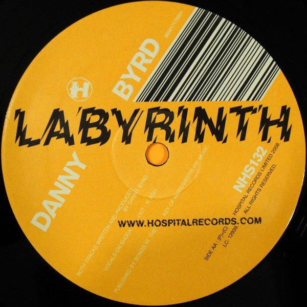 Danny Byrd : Shock Out! / Labyrinth (12")