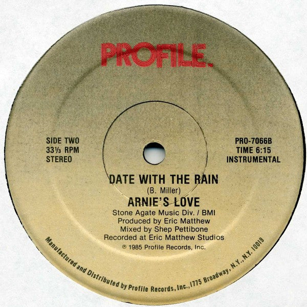 Arnie's Love : Date With The Rain (12")