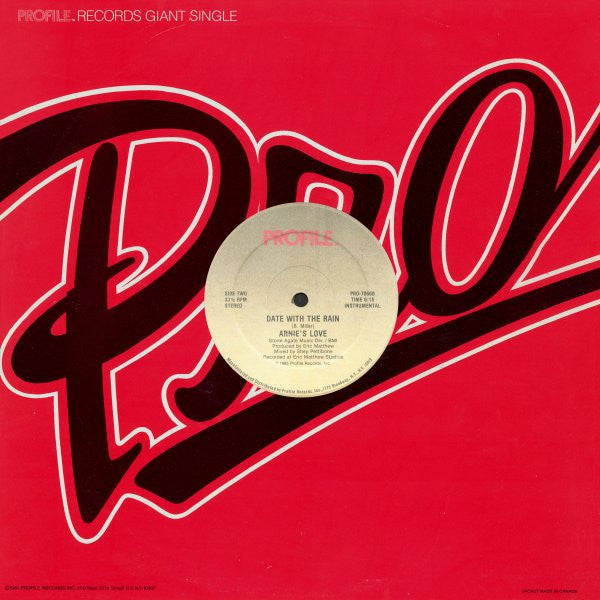 Arnie's Love : Date With The Rain (12")