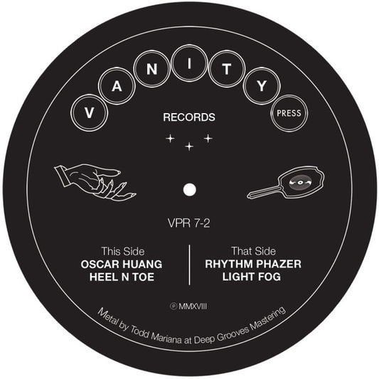 Oscar Huang, Rhythm Phazer : Split 7" (7")