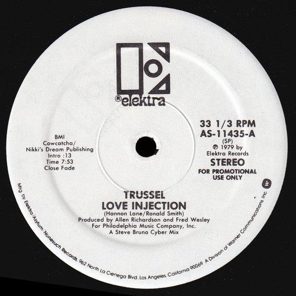 Trussel : Love Injection (12", Promo)