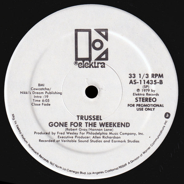 Trussel : Love Injection (12", Promo)