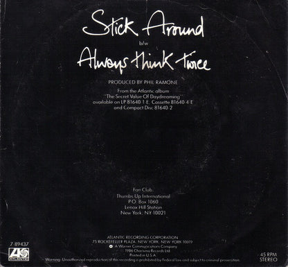 Julian Lennon : Stick Around (7", Single, Spe)