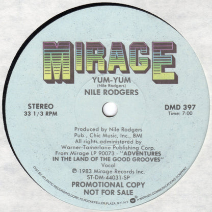 Nile Rodgers : Yum-Yum (12", Promo)