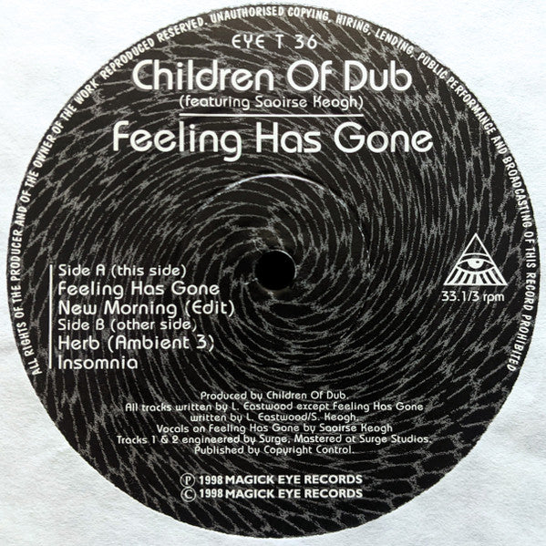 Children Of Dub : Feeling Has Gone (12")