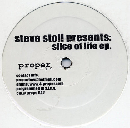 Steve Stoll : Slice Of Life EP (12", EP)