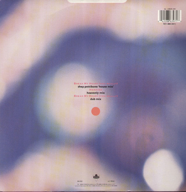 Shakespear's Sister : Break My Heart / Heroine (12")