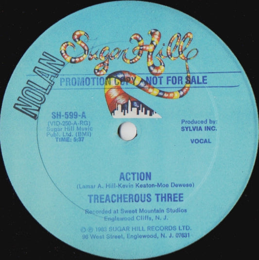 Treacherous Three : Action (12", Promo)