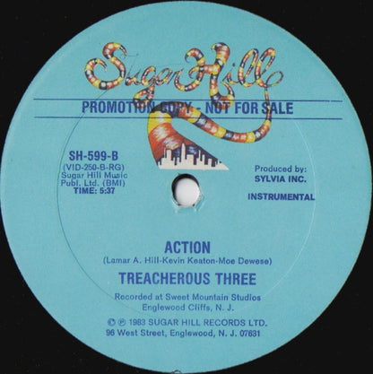 Treacherous Three : Action (12", Promo)