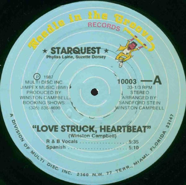 *Starquest* : Love Struck, Heartbeat (12")