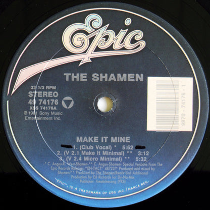 The Shamen : Make It Mine (12")