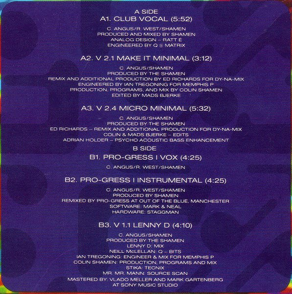 The Shamen : Make It Mine (12")