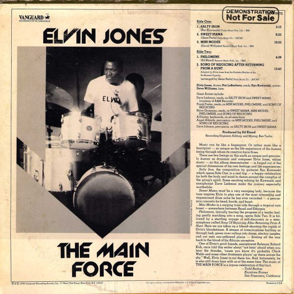 Elvin Jones : The Main Force (LP, Album)