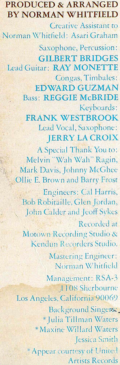 Rare Earth : Midnight Lady (LP, Album, Mon)