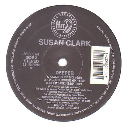 Susan Clark : Deeper (12")