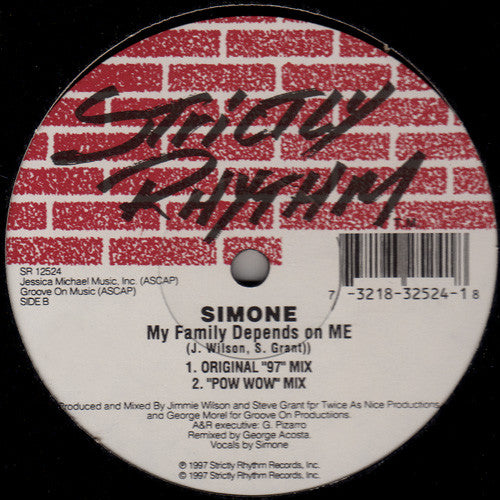 Simone : My Family Depends On Me (12")