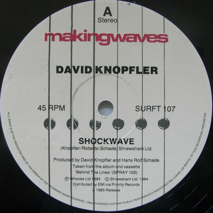 David Knopfler : Shockwave (12")