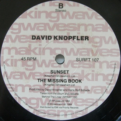 David Knopfler : Shockwave (12")