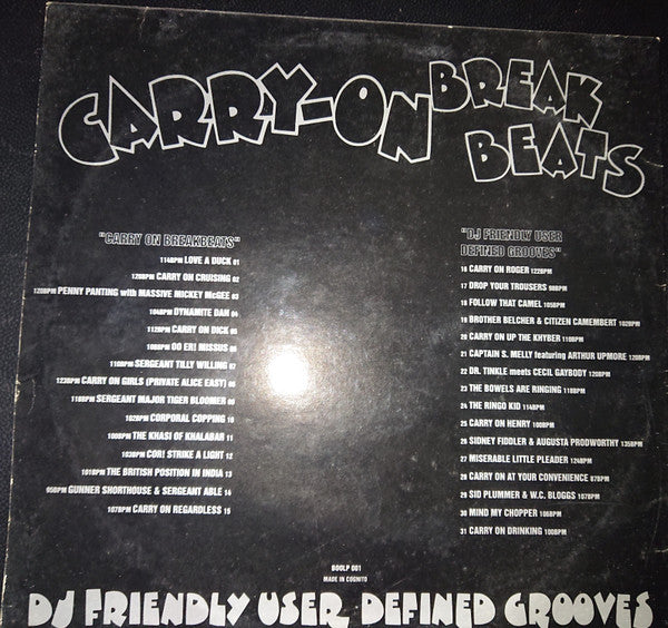 Various : Carry-On Break Beats / DJ Friendly User Definded Grooves (LP)