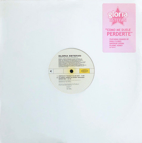 Gloria Estefan : Como Me Duele Perderte (12", Single, Promo)