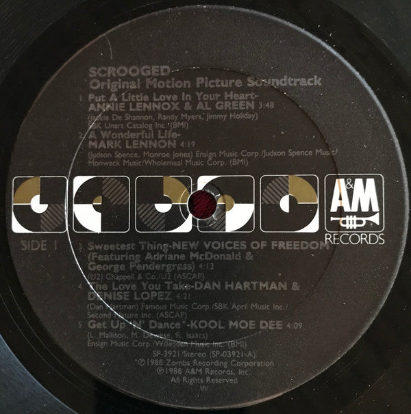 Various : Scrooged - Original Motion Picture Soundtrack (LP, Album)