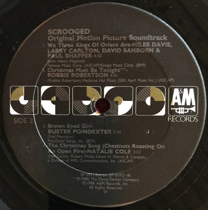 Various : Scrooged - Original Motion Picture Soundtrack (LP, Album)