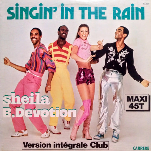 Sheila & B. Devotion : Singin In The Rain / Shake Me (12", Maxi)