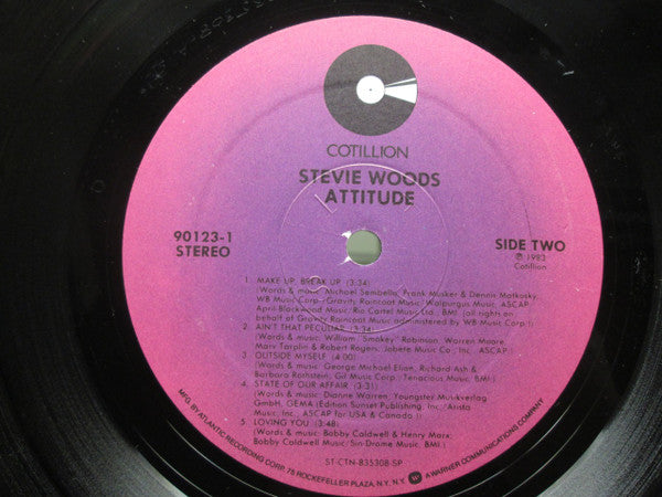 Stevie Woods : Attitude (LP, Album, SP)