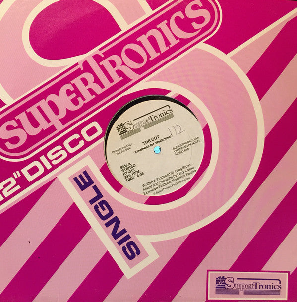 The Cut : Kindness For Weakness (12", Promo)