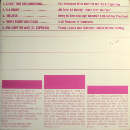 Designer Loops : Advanced House For Purists (12")