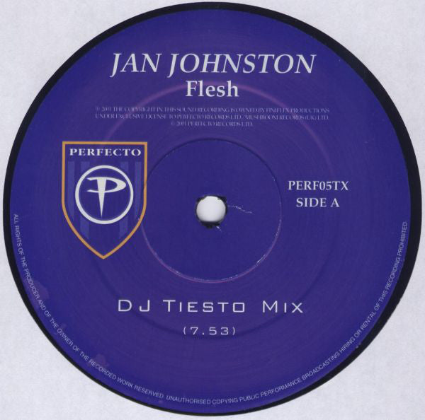 Jan Johnston : Flesh (12")