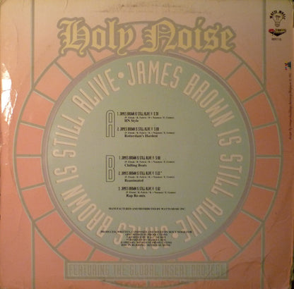 Holy Noise Featuring The Global Insert Project : James Brown Is Still Alive (12")