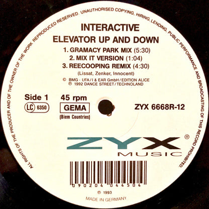 Interactive : Elevator Up And Down (12")