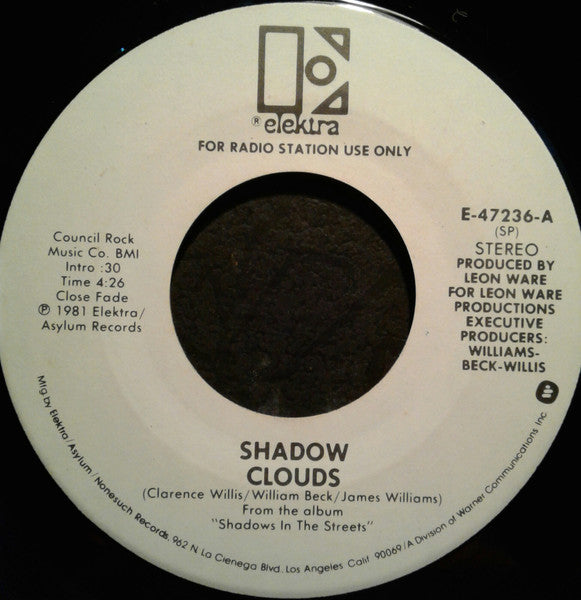 Shadow (21) : Clouds (7", Mono, Promo)