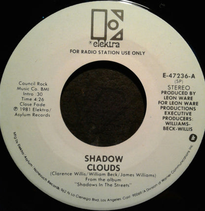 Shadow (21) : Clouds (7", Mono, Promo)