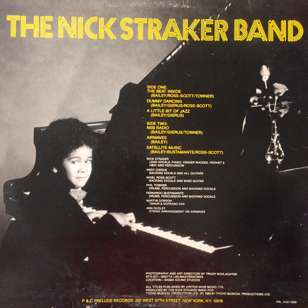 Nick Straker Band : The Nick Straker Band (LP, Album, Promo)