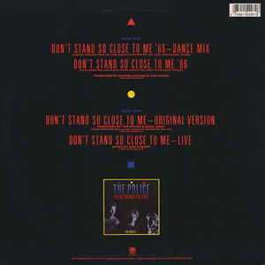 The Police : Don't Stand So Close To Me '86 (12")