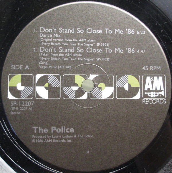 The Police : Don't Stand So Close To Me '86 (12")